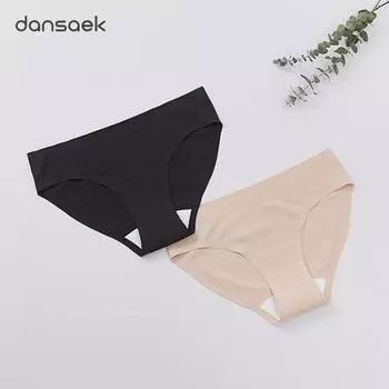 Выберите 1 из 6 однотонных комфортных воздушных вкладышей (черный, бежевый/S, M, L),Корейские женские товары Liner Black L