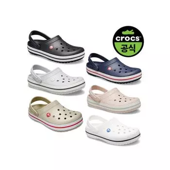 Выберите 1 из 6 типов Crocband, предлагаемых Crocs 01 BLACK Z001 M4W6 230