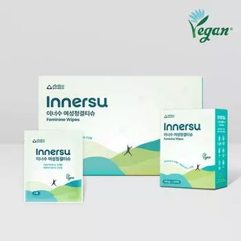 Выберите 2 вида женских очищающих салфеток Innersu (10 листов / 50 листов),Корейские женские товары 10 tissues