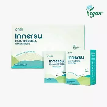 Выберите 2 вида женских очищающих салфеток Innersu (10 листов / 50 листов) 10 tissues