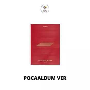 Выберите POB POCAALBUM Ver ATEEZ 10-й мини-альбом GOLDEN HOUR Part 1 No POB 1ea