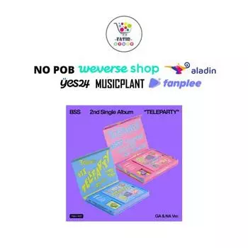 Выберите POB SEVENTEEN BSS 2-й сингл-альбом TELEPARTY No POB Random