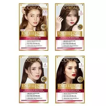 Выбор цвета крем-краски для волос Excellence 1 No. 4.15