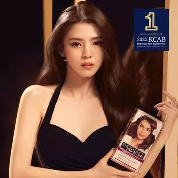 [ВЫБОР Хан Со-хи] L Oral Paris Excellence Duo Cream 9 оттенков (для окрашивания волос и седых волос),Корейские средства для волос 5.21 Ash Lavender