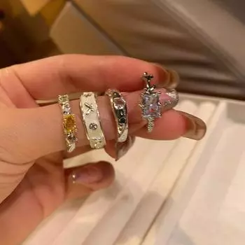 Выбор владельца: Стильное и уникальное роскошное кольцо на указательный палец для женщин – модный, уникальный дизайн с индивидуальностью.