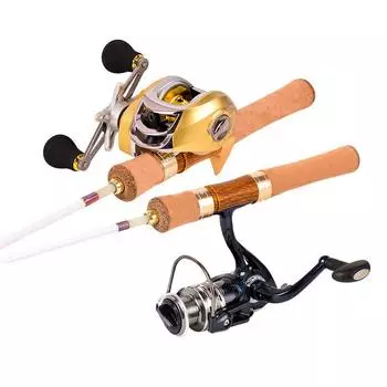 Выбрасываемая удочка XUL Супермягкая и сверхлегкая четырехсекционная портативная удочка для путешествий из стекловолокна 1,4 м 1.4m