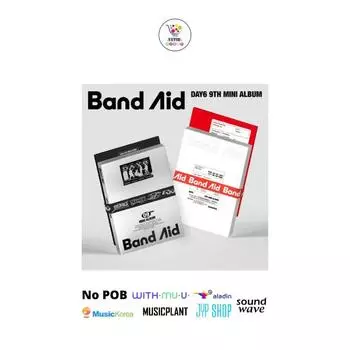 Выбрать POB DAY6 9-й мини-альбом BAND AID No POB Random Ver