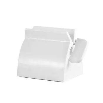 Выдавливатель для зубной пасты Держатель для зубной пасты Уход за полостью рта Инструменты для ванной комнаты Тюбик Косметический пресс Очищающее средство для лица Роликовый дозатор для выдавливания белый