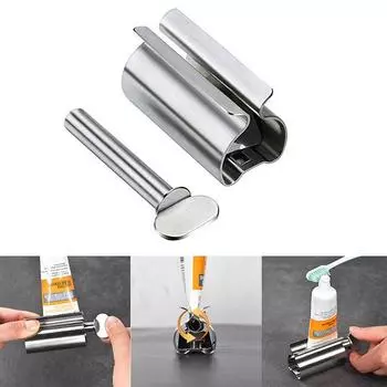 Выдавливатель для зубной пасты Ролик для зубной пасты Тюбик для зубной пасты Отжимной держатель сиденья Подставка Аксессуары для ванной