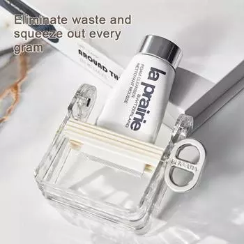 Выдавливатель зубной пасты Держатель зубной пасты Инструменты для ванной комнаты Тюбик Косметический пресс Очищающее средство для лица Роликовый выдавливатель Диспенсер Инструменты Новые белый