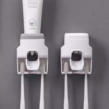 Выдавливатель зубной пасты Креативный ленивый автоматический дозатор зубной пасты Настенный держатель зубных щеток для унитаза Аксессуары для ванной комнаты