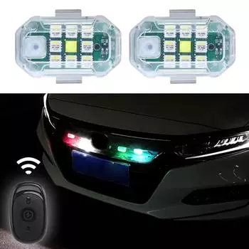 Выделите беспроводной пульт дистанционного управления светодиодный стробоскопический светильник для дрона стробоскопический светильник для самолета вспышка положение беспроводной светильник