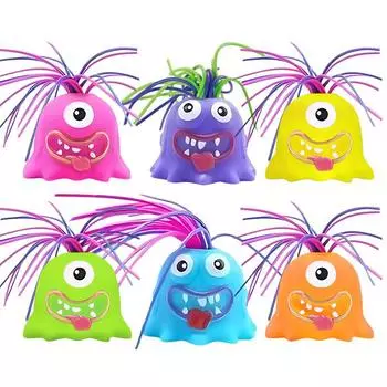 Выдергивание волос будет кричать, Декомпрессионный Маленький Монстр, Забавная Декомпрессия, Игрушки для выдергивания волос, Декомпрессионный Артефакт розовый