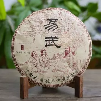 Выдержанный чай Чай Пуэр выдержанный чай Юньнаньский чай Пуэр выдержанный чай Лао Баньчжан чайный пирог 357 выдержанный чай 357g