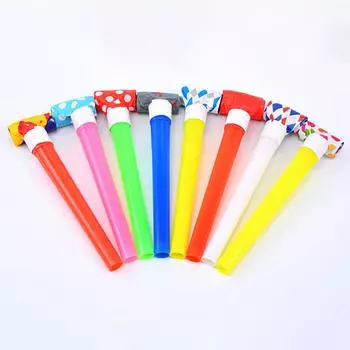 Выдувной рулон, пластиковый выдувной свисток дракона, 100 шт./пакет