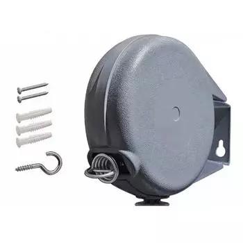 Выдвижная бельевая веревка 49,2 фута Длина 30 фунтов Несущая настенная бельевая веревка Одинарная линия