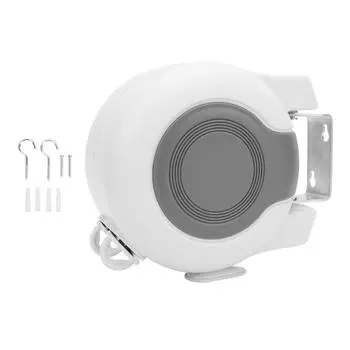 Выдвижная бельевая веревка, прочная, двойная, экономящая место, сушка белья в помещении и на открытом воздухе 42.7ft