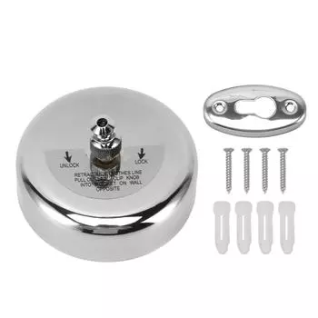 Выдвижная бельевая веревка профессиональная сильная несущая способность сушилка для белья для внутреннего и наружного использования