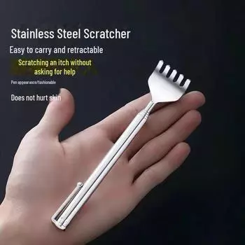 Выдвижная чесалка для спины из нержавеющей стали для пожилых людей 1000/box