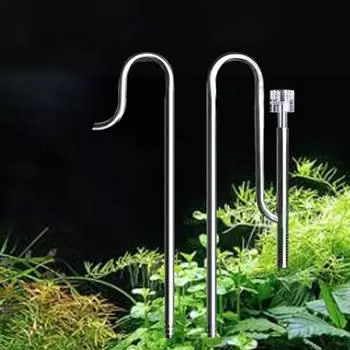 Выдвижная фильтрующая трубка для аквариума из нержавеющей стали Удлинительная трубка из нержавеющей стали Аквариум 12mm-extension tube