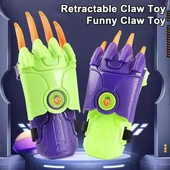 Выдвижная игрушка с когтем волка, редиска, кнопка, забавная декомпрессия для снятия стресса, портативная игрушка для детей и взрослых, подарок на день рождения мятный зеленый