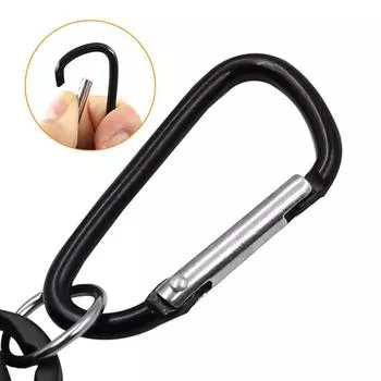 Выдвижная катушка для бейджа для карточки с именем, металлическое выдвижное кольцо для ключей