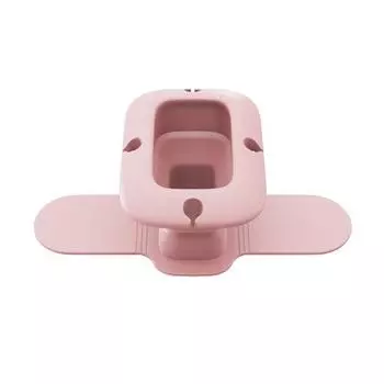 Выдвижная катушка для намотки кабеля зарядки, не спутывающаяся, универсальный органайзер для шнура питания и передачи данных, силиконовый держатель для кабеля, защита зарядного провода розовый