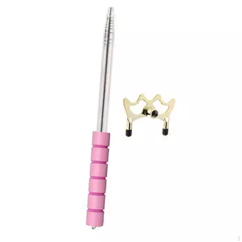 Выдвижная клюшка для игры в бильярдный мост со съемной головкой, портативный кий Low Head High Head