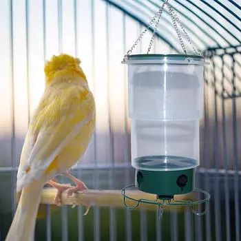 Выдвижная кормушка для птиц, диспенсер для еды, прозрачная подвесная система с несколькими отверстиями для улицы, двора,