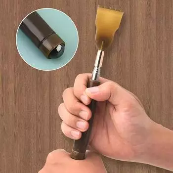 Выдвижная магнитная чесалка для спины Hackle с магнитом, телескопическая чесалка для спины, массажер для спины, скребок для спины, подарок one size