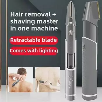 Выдвижная мужская машинка для стрижки волос и бритва – портативная бритва для домашнего использования 8089 retractable USB neutral type