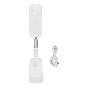 Выдвижная подставка для селфи с вращением на 360 градусов и держателем для телефона, перезаряжаемая, беспроводная, складная, 7 ярких цветов