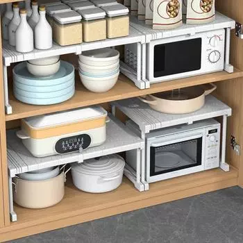 Выдвижная полка для хранения, шкаф, прочная отдельно стоящая, штабелируемая кухонная кладовая, шкаф под раковиной, столешница, домашний органайзер для хранения S