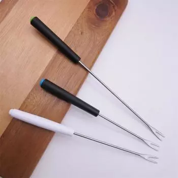 Выдвижная прочная деревянная ручка для барбекю, вилка для гриля, игла для барбекю из нержавеющей стали, телескопическая вилка для хот-догов, безопасность для детей, жарка