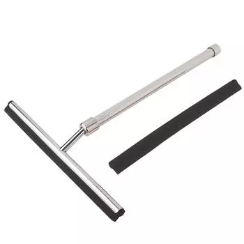 Выдвижная ручка из нержавеющей стали для мытья окон и зеркал в ванной комнате