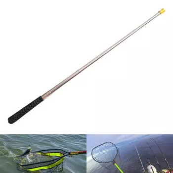 Выдвижная рукоятка подсачека, телескопическая, нескользящая, для ремонта, износостойкая, 25cm to 68cm