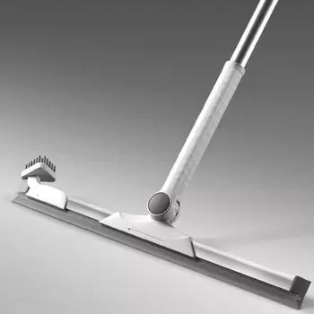 Выдвижная силиконовая щетка для пола, легкая очистка без перепадов, эргономичный дизайн, треугольная щетка для швов, скребок для пола M белый