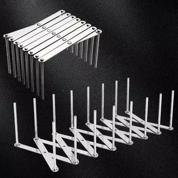 Выдвижная стойка для хранения, экономящая место, держатель для крышки кастрюли, экономящая место, стойка для тарелок из нержавеющей стали, прочная, для кухни и дома