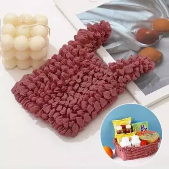 Выдвижная сумка для хранения, устойчивая к разрывам, высокопрочная, износостойкая, расширяемая сумка, высокая грузоподъемность красный