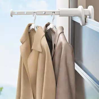 Выдвижная сушилка для одежды, настенная портативная компактная вешалка для белья