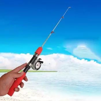 Выдвижная удочка Портативная гибкая эластичная удочка для заброса приманки 60cm