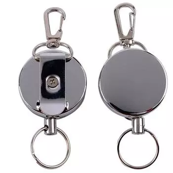 Выдвижной анти-потерянный брелок для ключей, брелок для ключей, инструмент для кемпинга на открытом воздухе