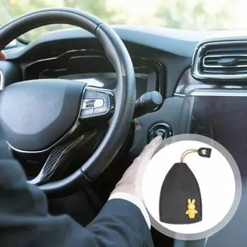 Выдвижной автомобильный ключ, симпатичная сумка, износостойкий, компактный дизайн, портативный чехол для ключей автомобильного размера синий