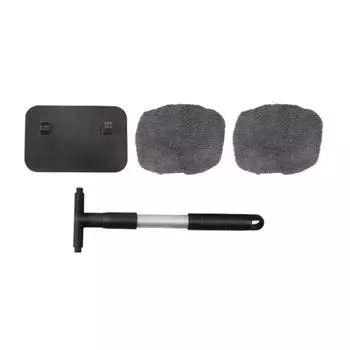 Выдвижной автомобильный очиститель окон, эффективный инструмент для очистки лобового стекла, телескопическая щетка для мытья стекла, прочный для четкого обзора