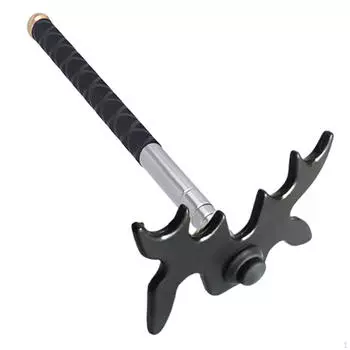 Выдвижной бассейн для бильярдного моста со съемной головкой, портативный кий чёрный