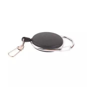 Выдвижной брелок для ключей, держатель для бейджа, ретрактор с быстросъемным пружинным зажимом, рыболовные принадлежности