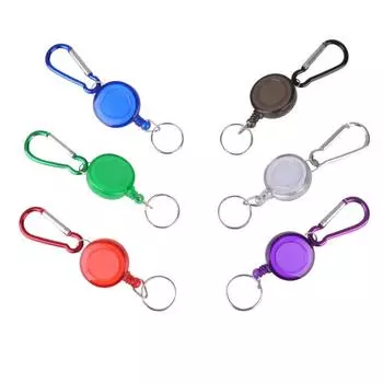 Выдвижной брелок для ключей, держатель для ключей, брелок для ключей, держатель для идентификационной карты автобуса, школьный офис, дом чёрный