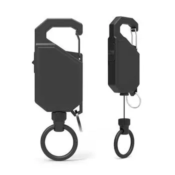 Выдвижной брелок с пряжками, предотвращающими потерю, выдвижной зажим с карабином