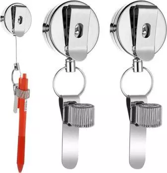 Выдвижной держатель для ручек Выдвижной держатель для ручек на ремешке для плотников, строителей, медсестер, официантов