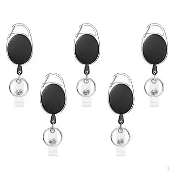 Выдвижной держатель катушки для брелка 5Pcs